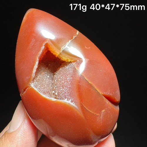 171g natural red - red, agate
