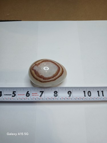 Handcarved polished banded - handcarved/polished, eye