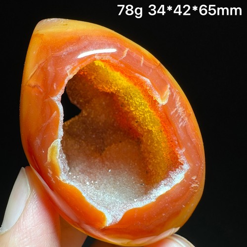 78g natural red geode agate - natural,
